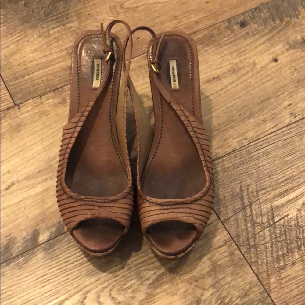 Miu Miu Platform Sandals